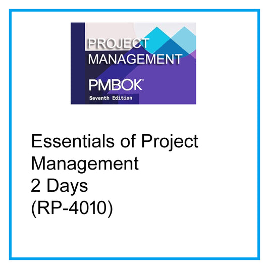Essentials of Project Management – 2 Days [RP-4010]