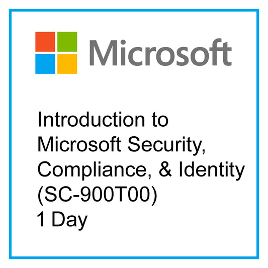 Introduction to Microsoft Security, Compliance, and Identity (SC-900T00) - 1 Day [RA1010]